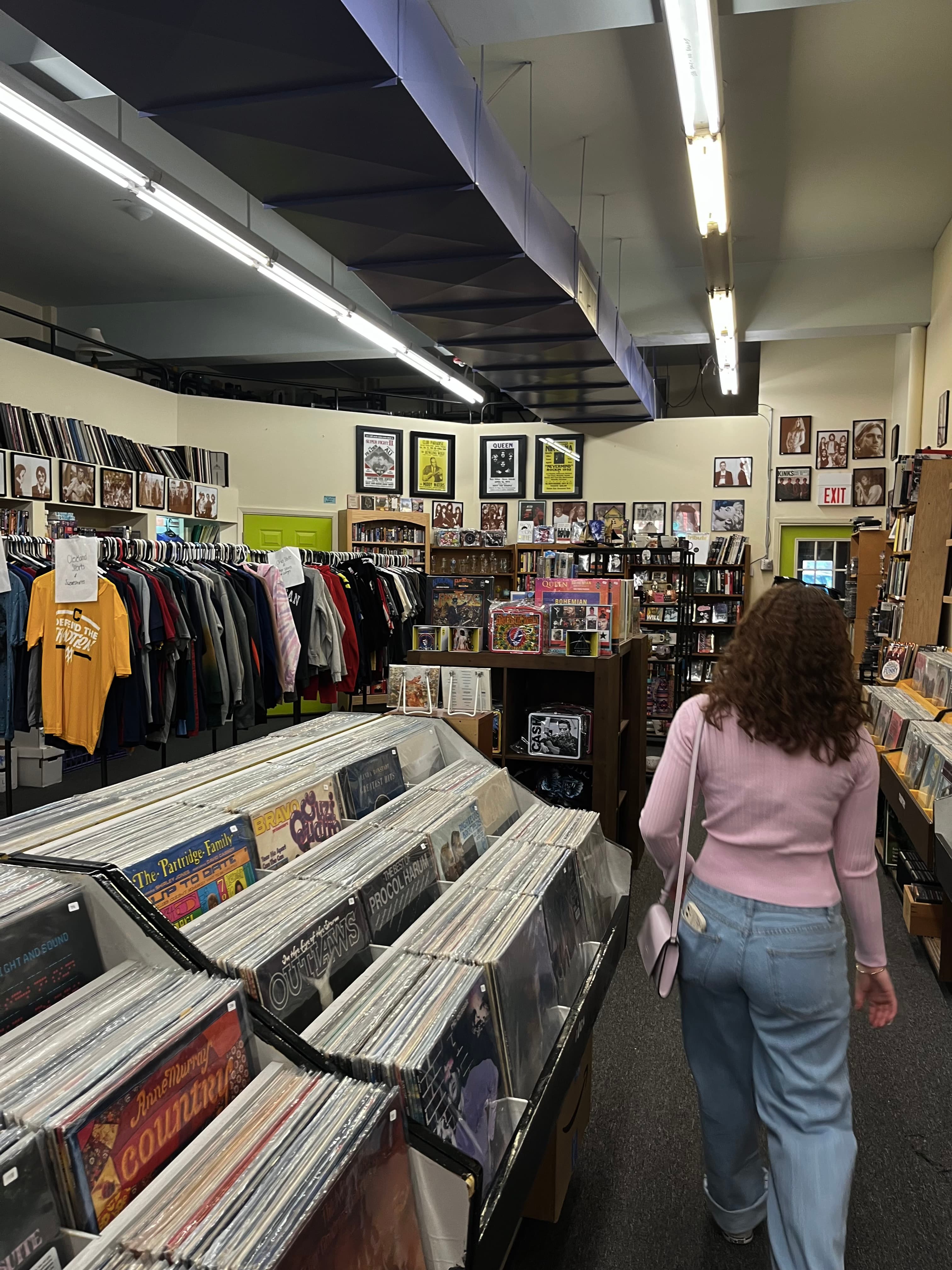 vinyl shopping